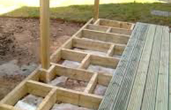 STEPS TO LAYING A DECK